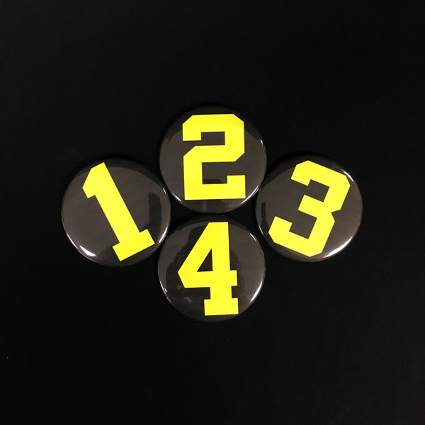 NUMBER BADGES