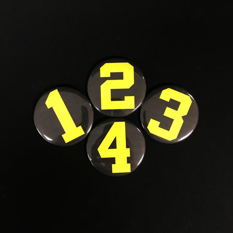 NUMBER BADGES