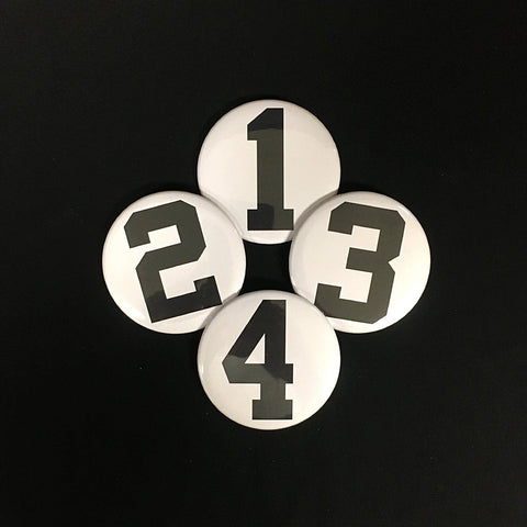NUMBER BADGES